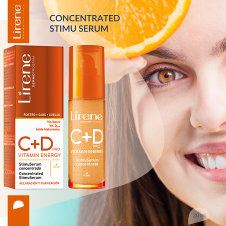 SERUM VISAGE CONCENTRE VITAMINES C+D LIRENE