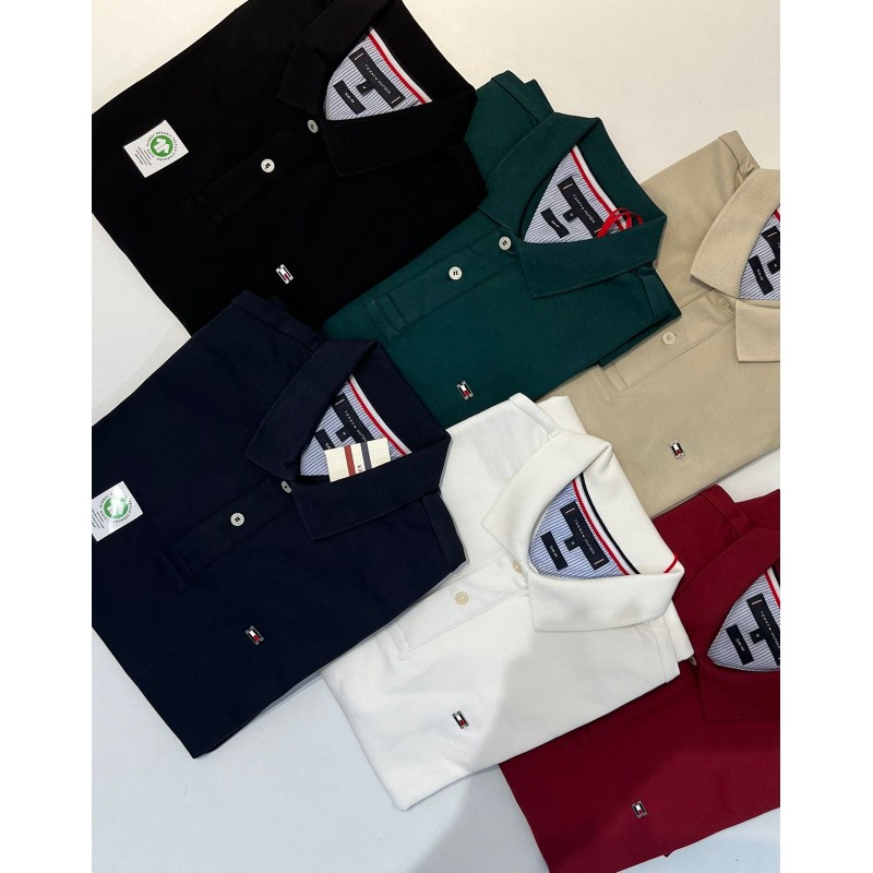 Polo TOMMY Demi-Manches