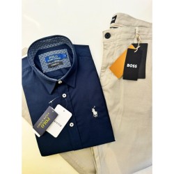 Pantalon Maco piqué Boss