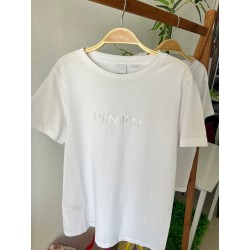 T-shirt Pinko Femme – Blanc Classique