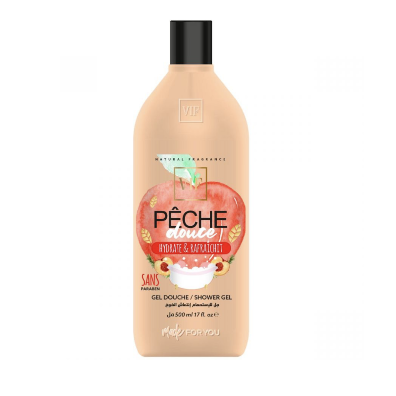Gel douche Pêche Douce 500ml