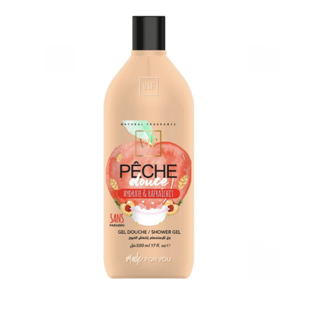 Gel douche Pêche Douce 500ml