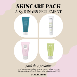PACK SKINCARE À  85 DINARS