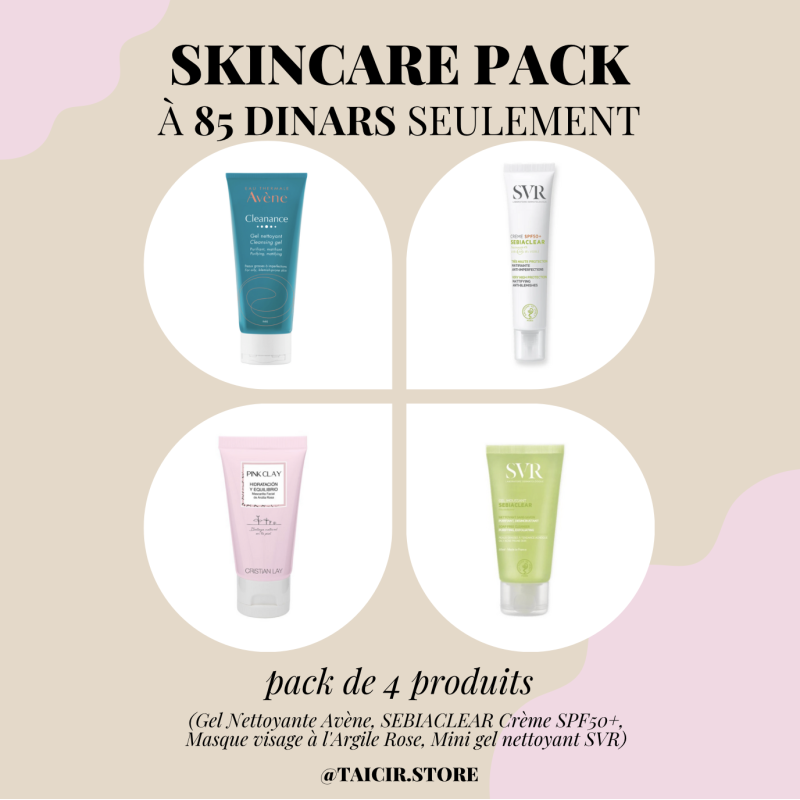 PACK SKINCARE À  85 DINARS