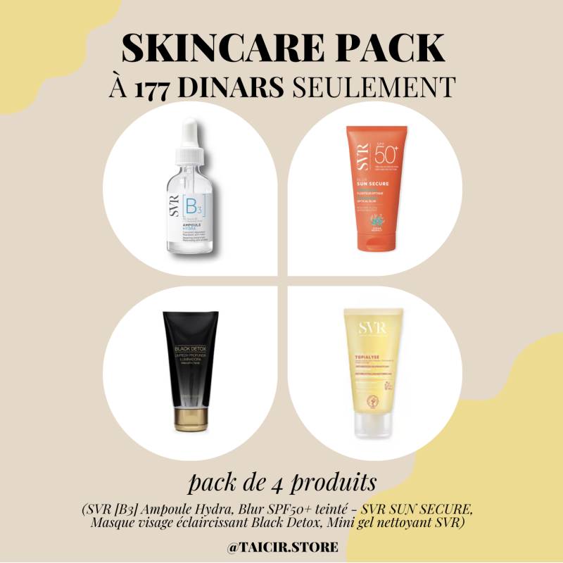 PACK SKINCARE À 177 DINARS