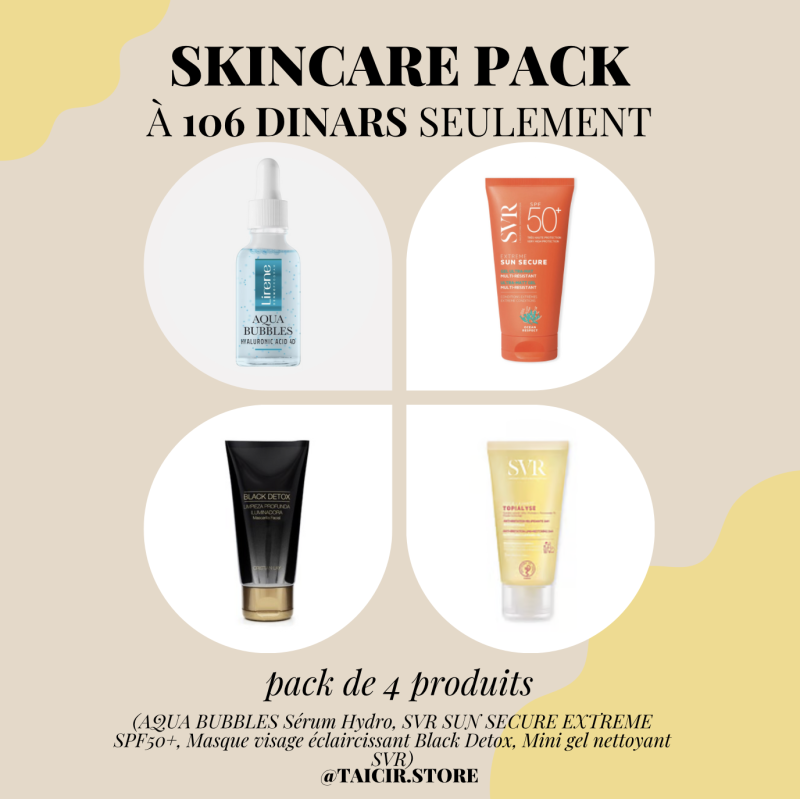 PACK SKINCARE À 106 DINARS