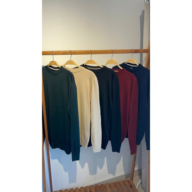 Pull en laine légère – BOSS